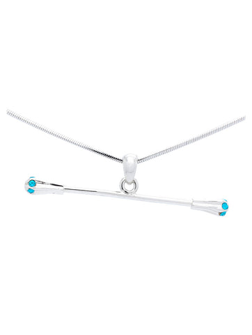 Twirling Baton Necklace
