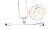 Twirling Baton Necklace