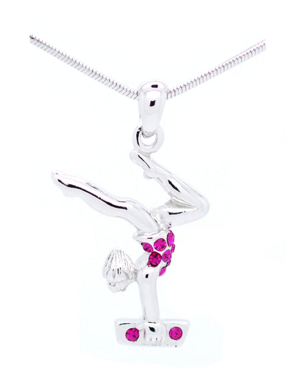 Gymnast Necklace - Beam Stag Pose