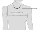 Tennis Necklace - Orange