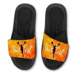 Cheerleading Custom Slides / Sandals - Watercolor