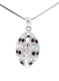 Football Necklace - Large - Two Tone - 18" Chain