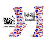 Personalized Bow Crew Socks