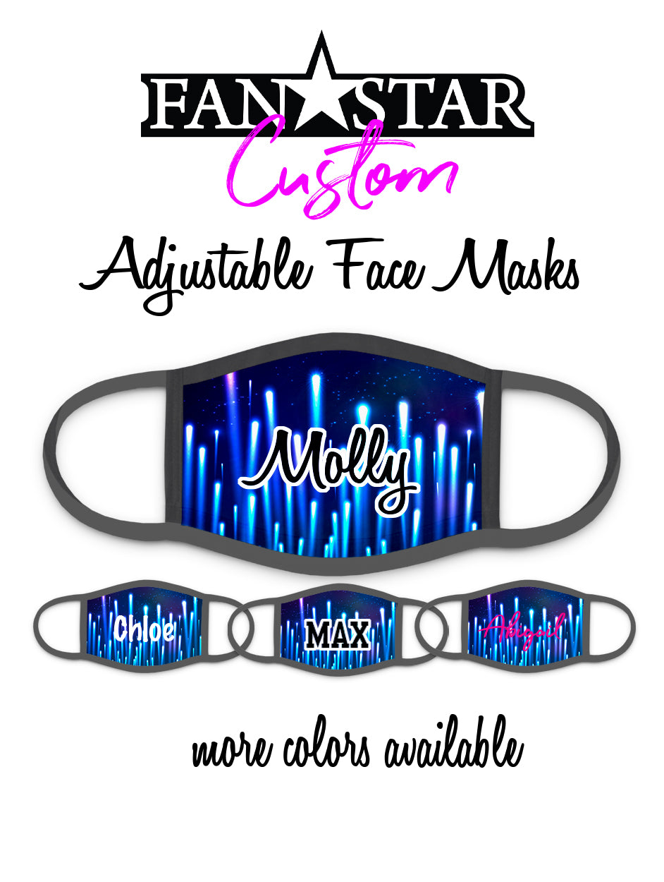 Custom Night Lights Face Mask - Add Your Personalization!