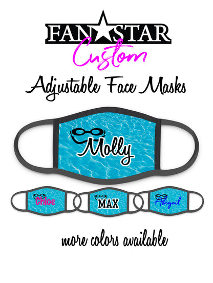 Custom Swimming Face Mask - Swimmer Mask - Add Your Personalization!