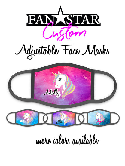 Custom Unicorn Face Mask - Add Your Personalization!