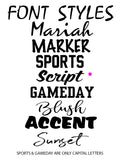 Personalized Football Drawstring Bag