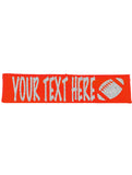 Custom Football Headband (Cotton/Lycra) - Sparkle Letters!