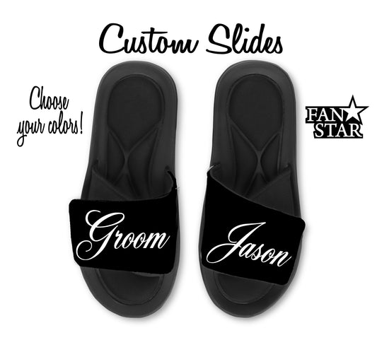 Groom  Slides, Customize to Match Wedding Colors