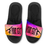 Handstand Custom Slides / Sandals - Watercolor