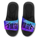 Handstand Custom Slides / Sandals - Watercolor