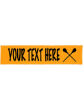 Custom LACROSSE Cotton Headband - Flat (Non Sparkle) Letters!