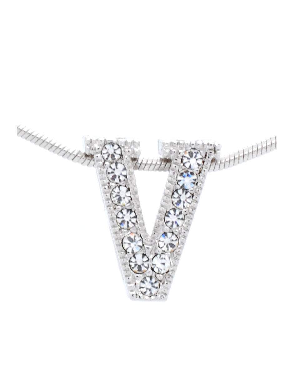 Letter V Necklace – Violet Victoria