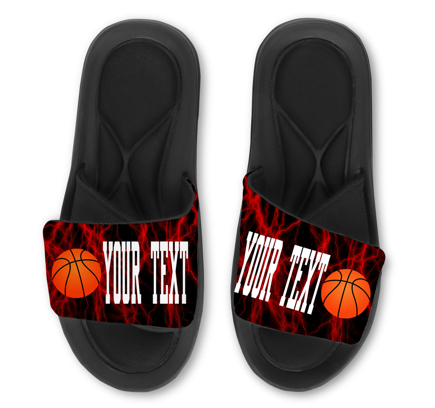 Basketball Custom Slides / Sandals - Choose Your Colors