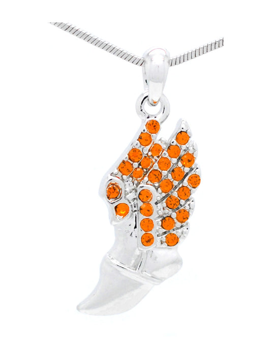Track and Field Necklace Medium - Orange