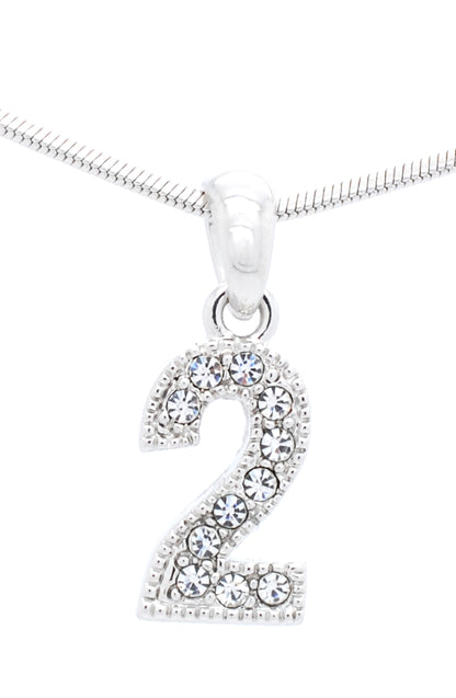 Number Pendant Charms