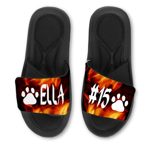 Paw Flames - Customize with Your Name