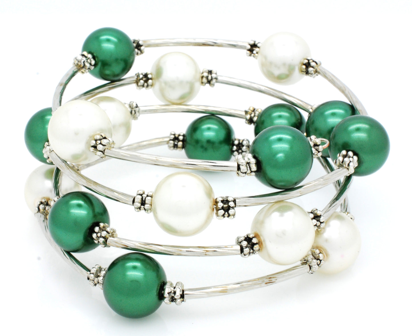 Faux Pearl Wrap Bracelet
