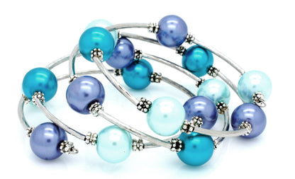 Faux Pearl Wrap Bracelet