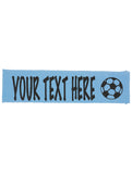 Custom Soccer Headband (Cotton/Lycra) - Sparkle Letters!