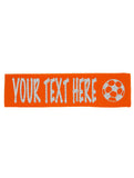 Custom Soccer Headband (Cotton/Lycra) - Sparkle Letters!