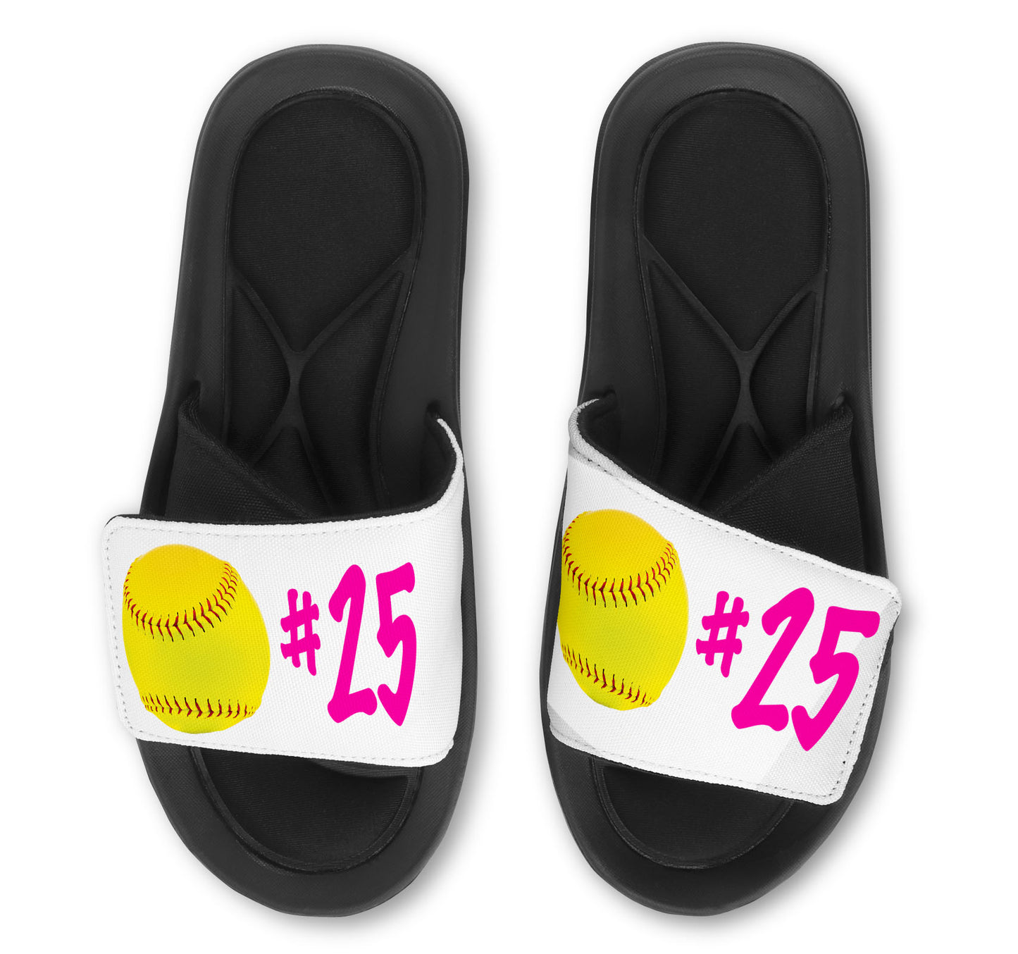 SOFTBALL FASTPITCH Slides Single Ball - Customize with Your Name and/or Number