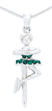 Figure Skater Spinning Necklace