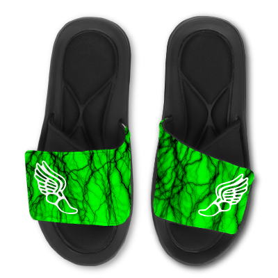 Track Custom Slides / Sandals -Lightning