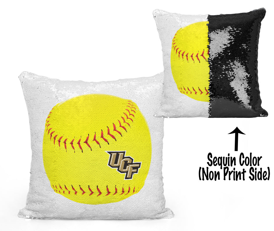 Sequin hot sale softball pillow