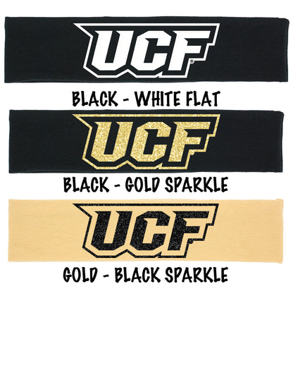 UCF Logo Cotton Headband - Choose Your Style