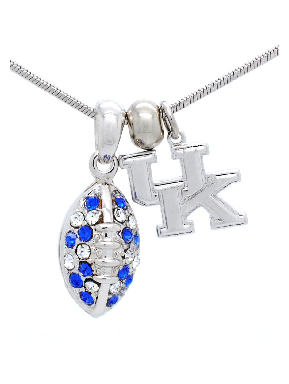 Kentucky Mini Football Necklace
