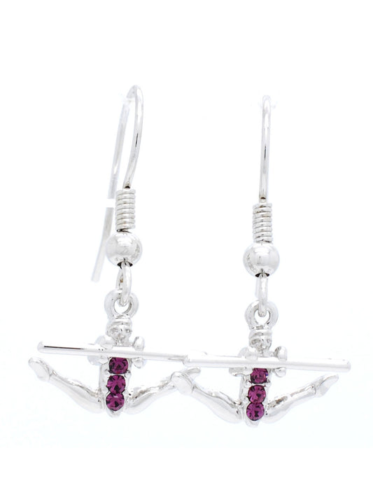 Gymnast DANGLE Earrings - Uneven Bars