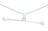 Twirling Baton Necklace