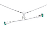 Twirling Baton Necklace