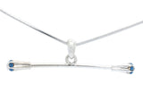 Twirling Baton Necklace