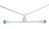 Twirling Baton Necklace