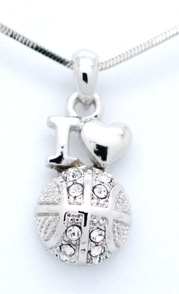 Basketball LOVE Necklace