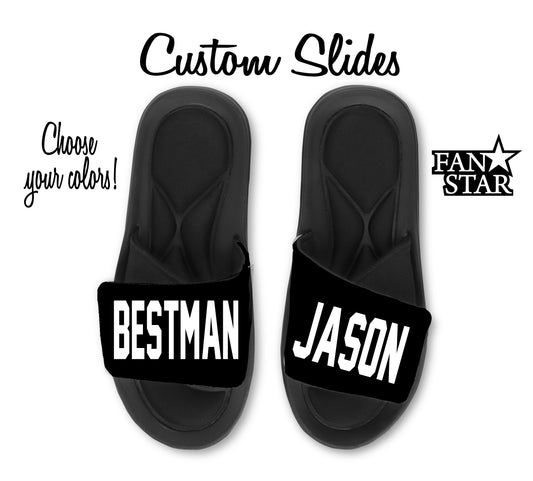 Best Man Slides, Customize with Name