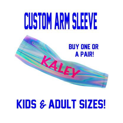 Custom Arm Sleeves Laces - Bubbles Sleeves - Single or Pair