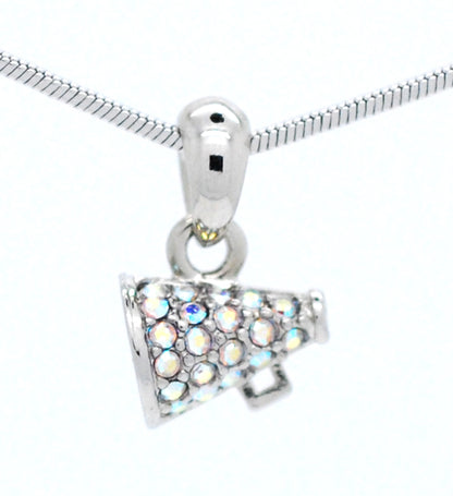 Cheer Megaphone Pendant Necklace