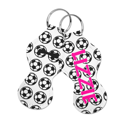 Multi Soccer Balls Chapstick Holder