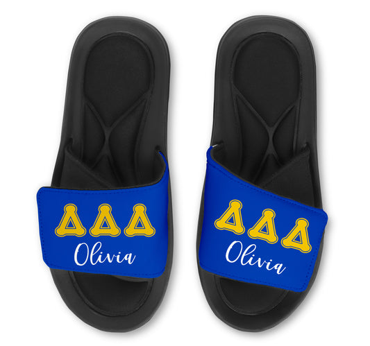 Tri Delta Slides - Customize With Your Name
