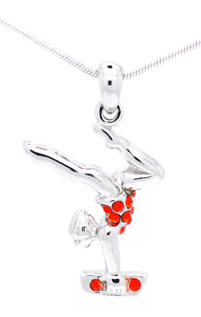 Gymnast Necklace - Beam Stag Pose
