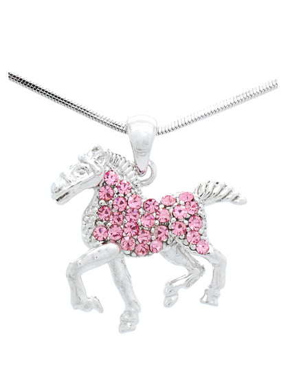 Horse Necklace Trotting