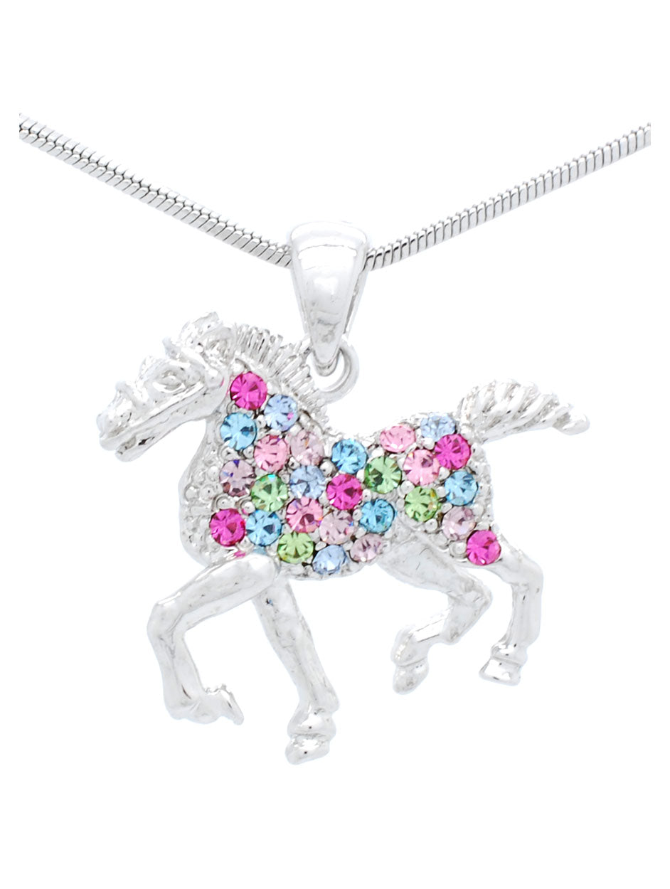 Horse Necklace Trotting