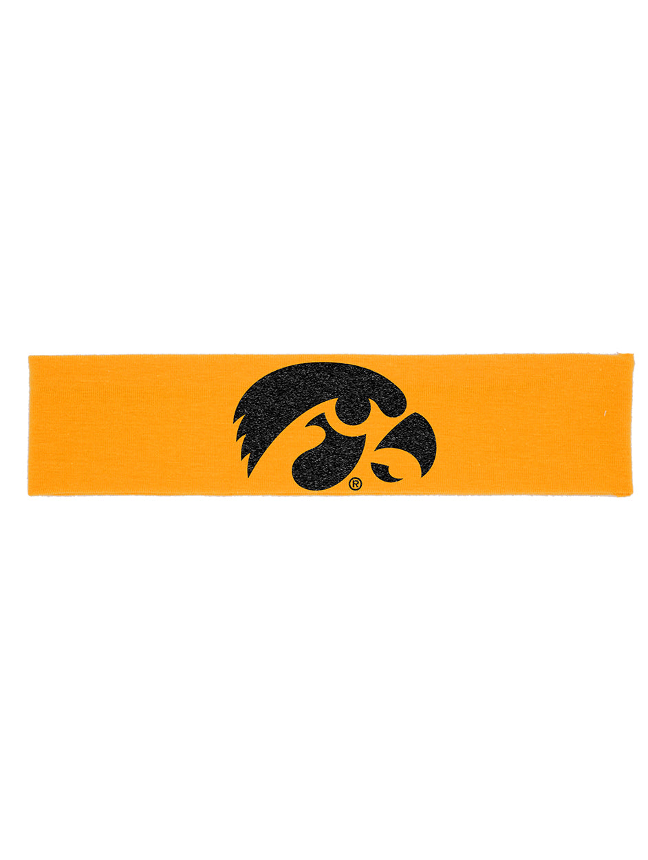 Iowa "Hawkeye Logo" Cotton Headbands - Choose Your Style