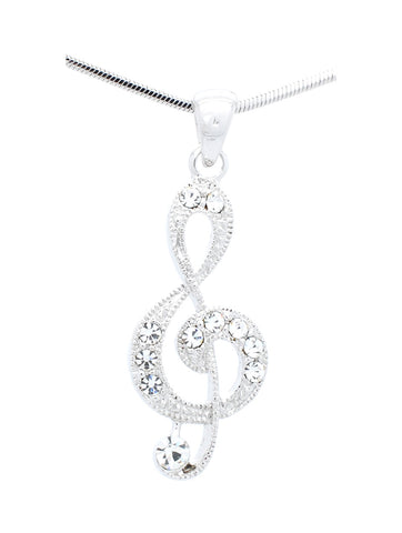 Treble Clef Necklace