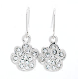 Paw Print Earrings New - DANGLE