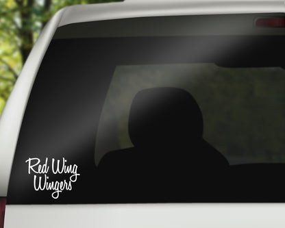 Car Decal - Red Wing Wingers