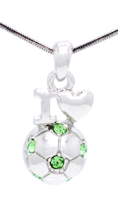 Soccer Necklace Love
